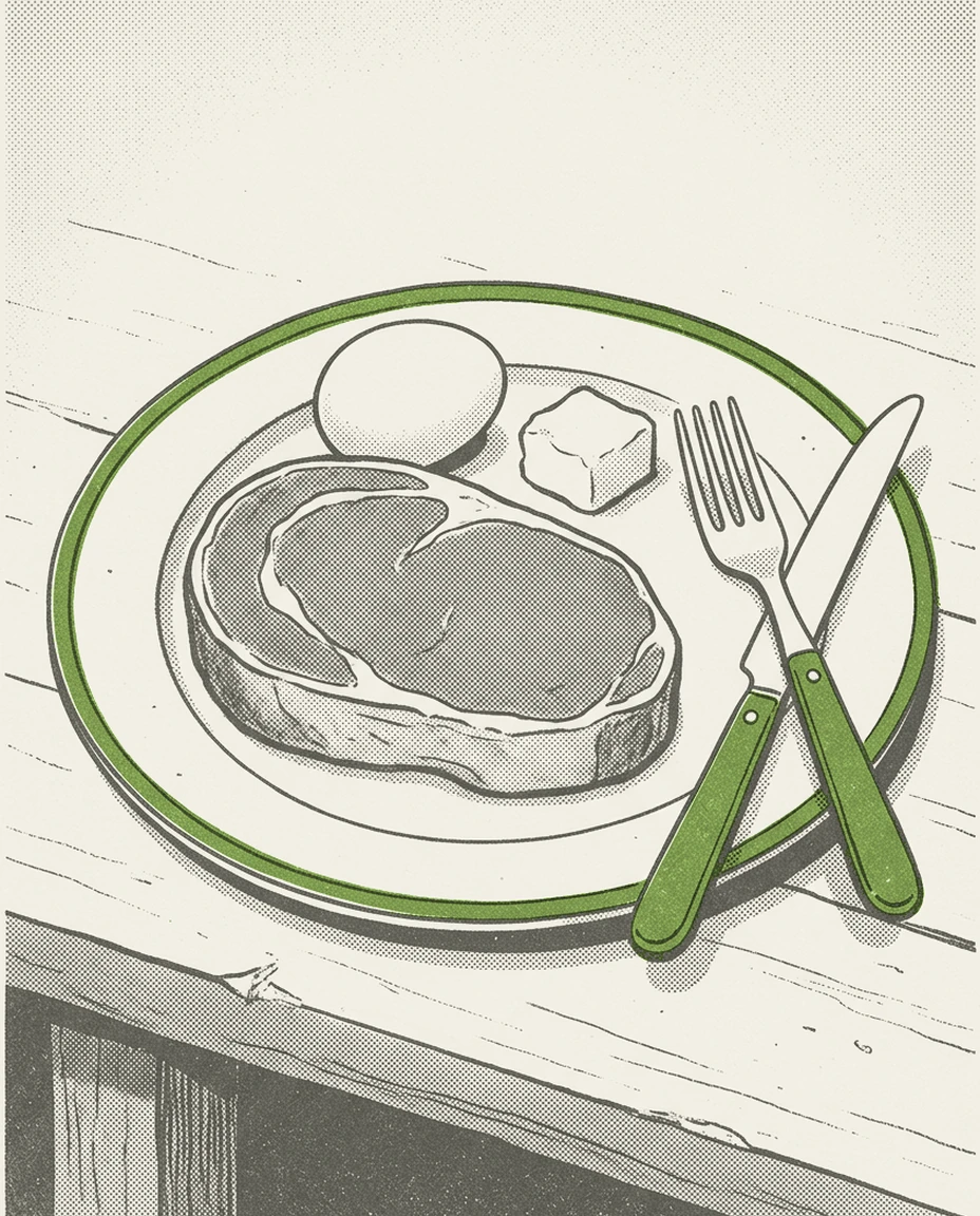 Okładka e-poradnika: Dieta mięsna: carnivore i animal-based